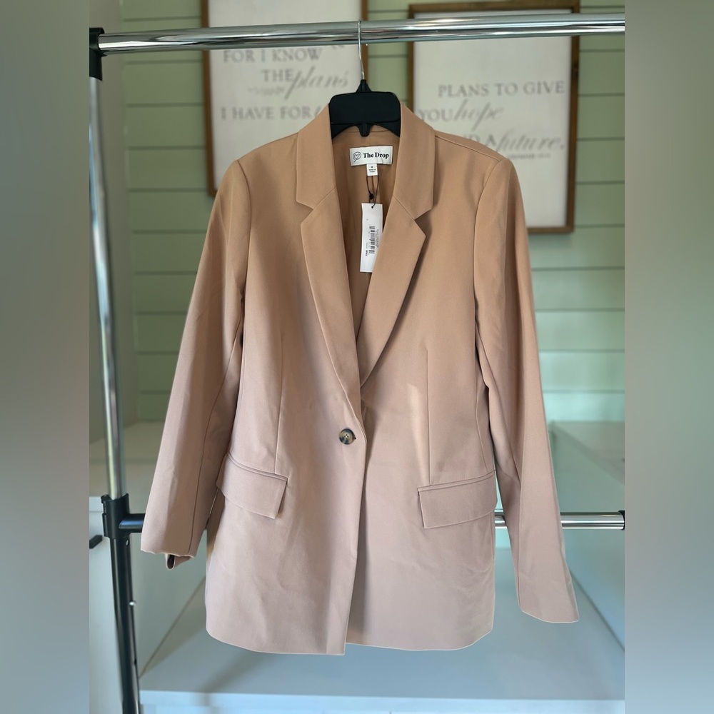 The Drop Blake Blazer Tan Medium NWT